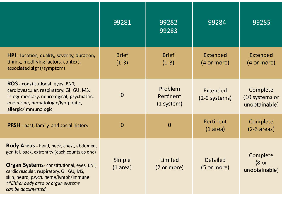 The Difference Between ER Professional vs. ER Facility E/M Medical Coding